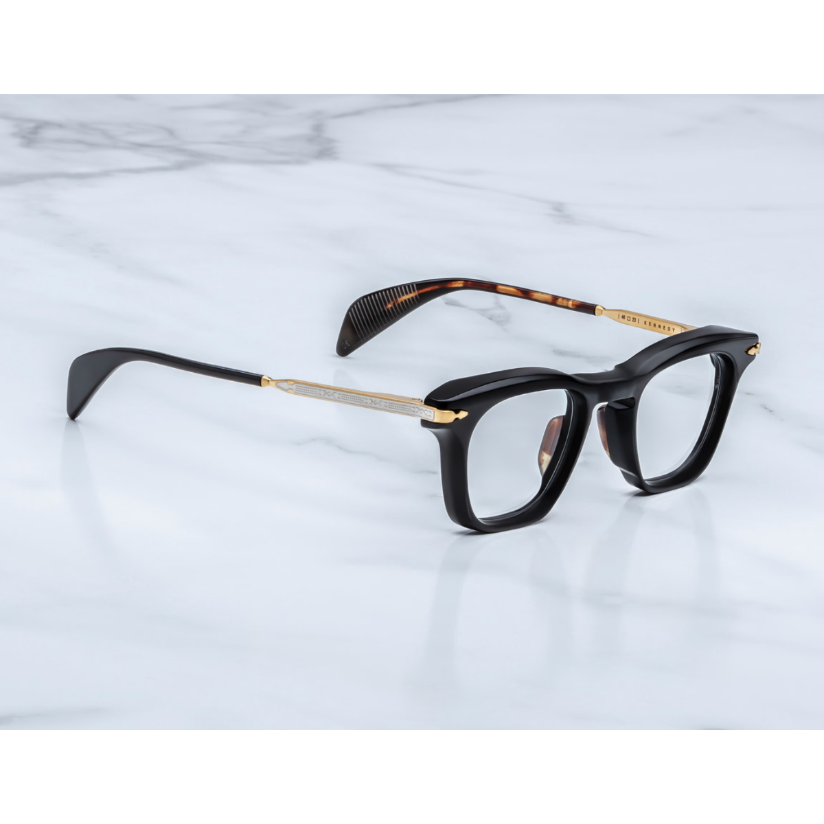 Jacques Marie Mage Occhiali da Vista Kennedy-RX Noir 15 Nero/Trasparente Unisex