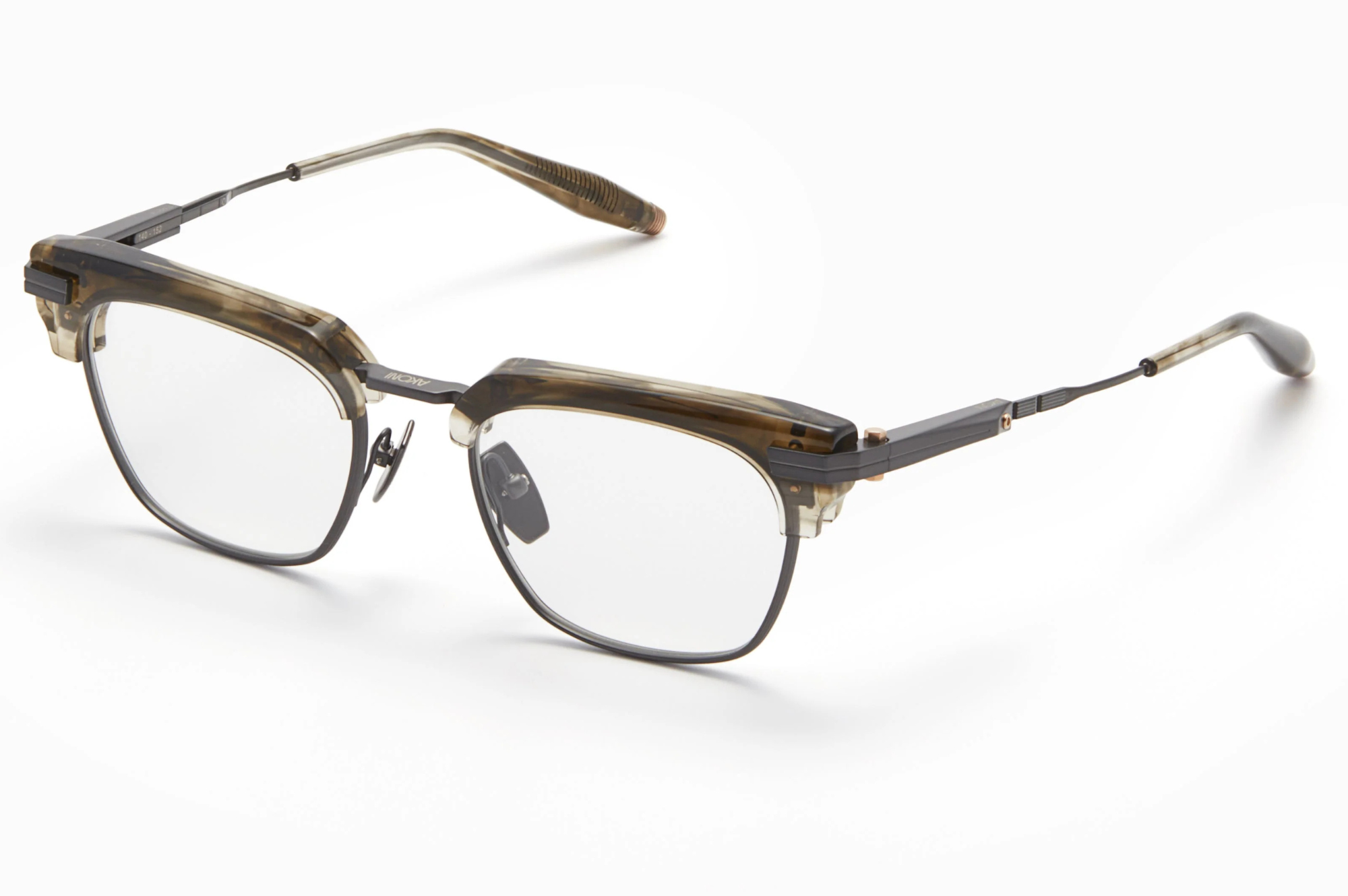 Occhiali da vista AKONI HUBBLE Green Tortoise Swirl