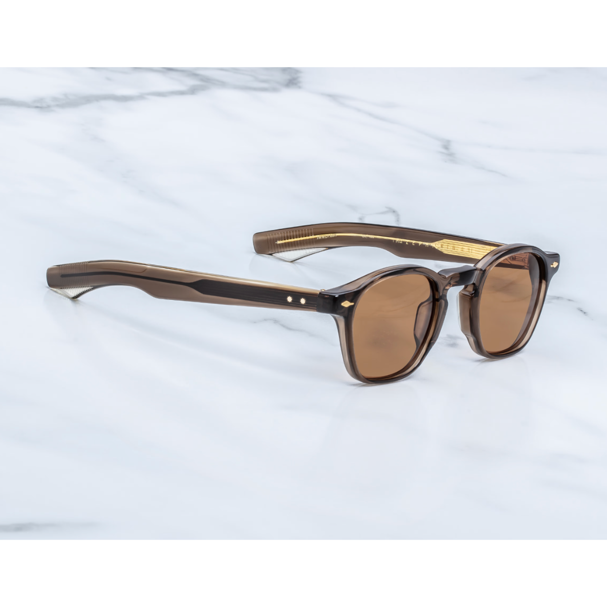 Jacques Marie Mage Occhiali da Sole Zephirin 47 London Marrone/Marrone Unisex