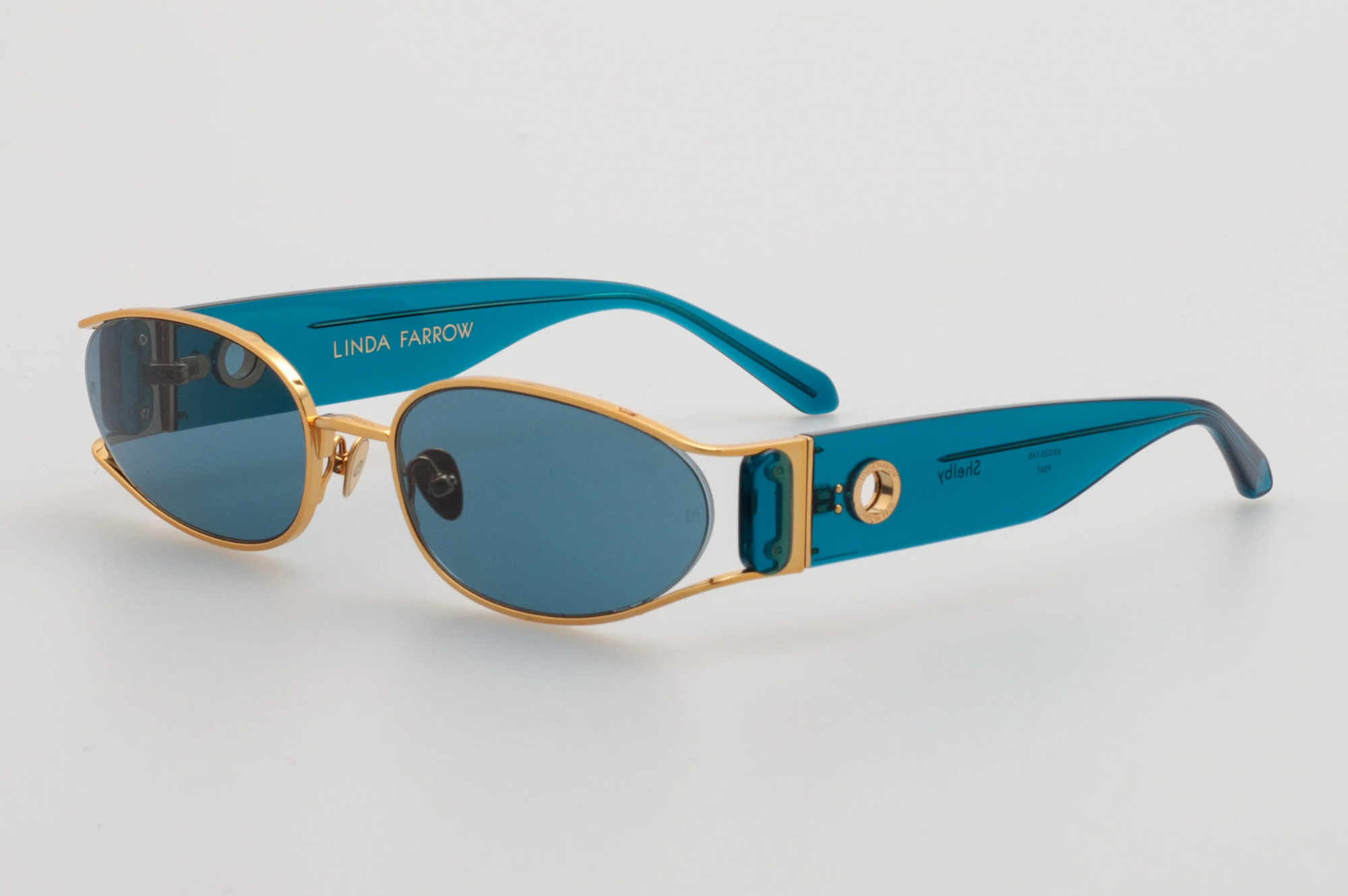 Occhiali da sole LINDA FARROW SHELBY Yellow