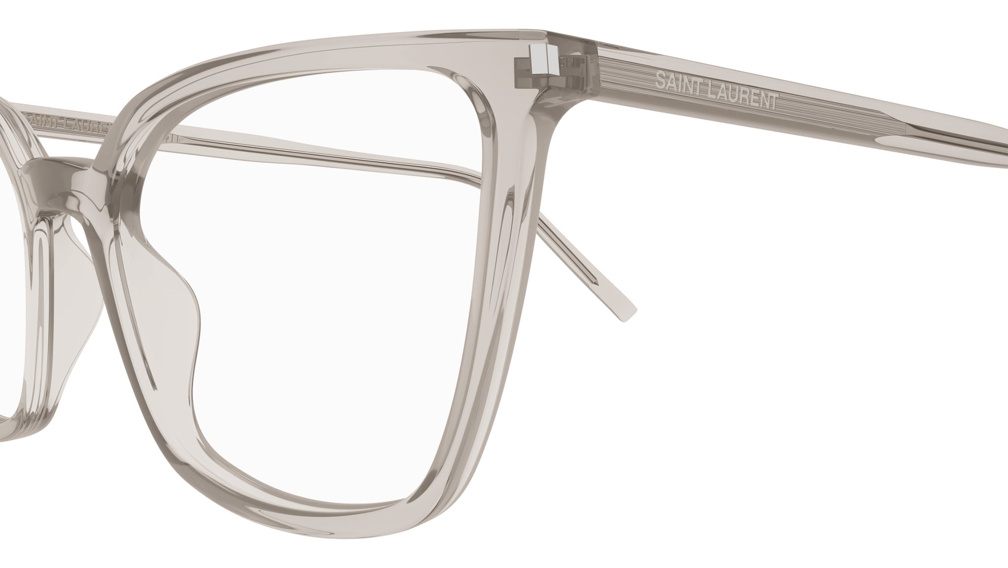 Occhiali da vista SAINT LAURENT SL669 Shiny transparent beige