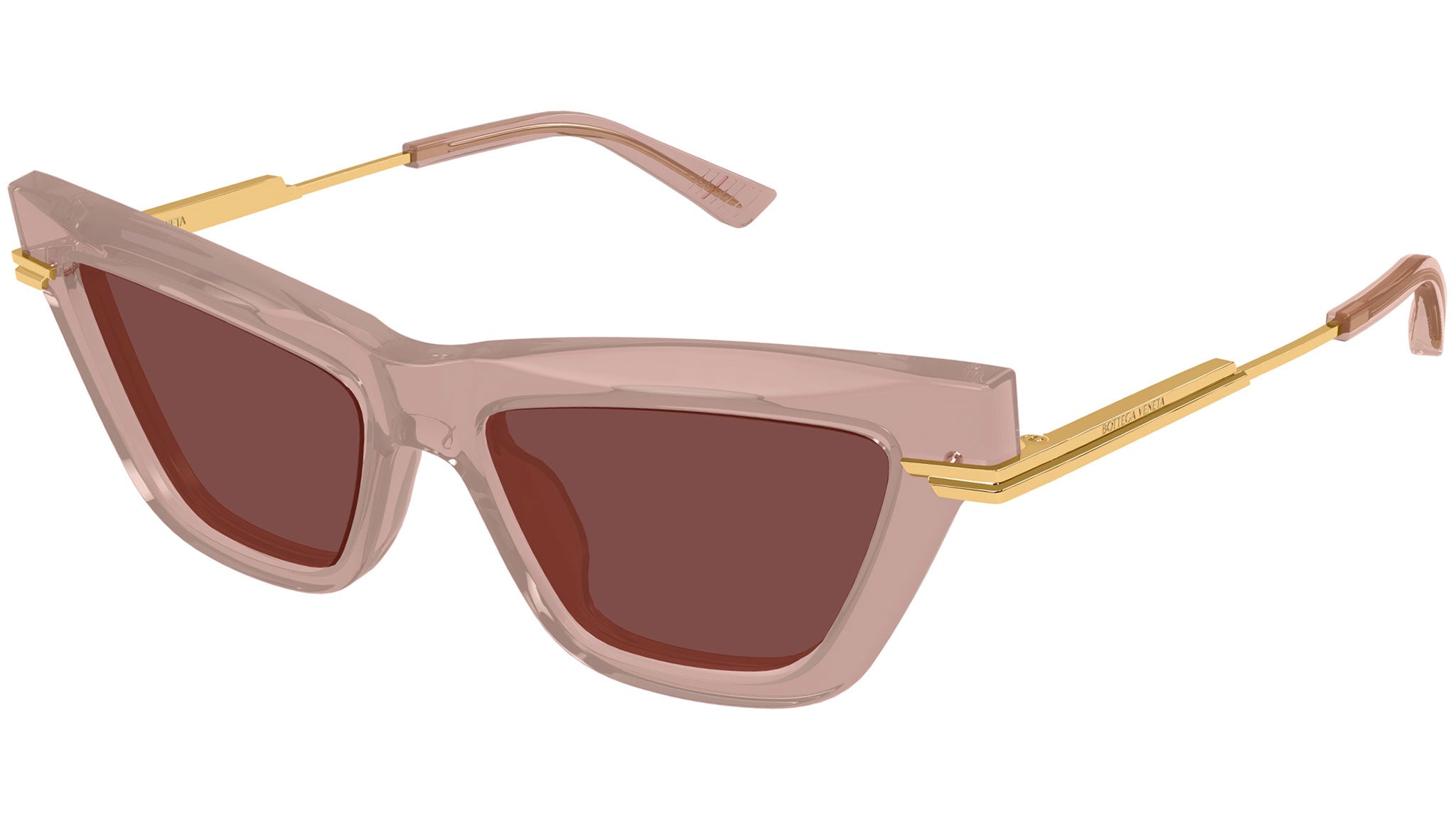 Occhiali da sole BOTTEGA VENETA BV1241S Shiny transparent intense peach