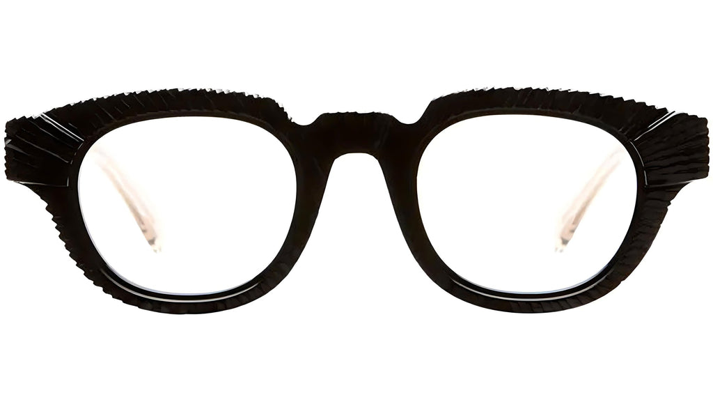 Occhiali da vista KUBORAUM S1 Black shine transparent brown