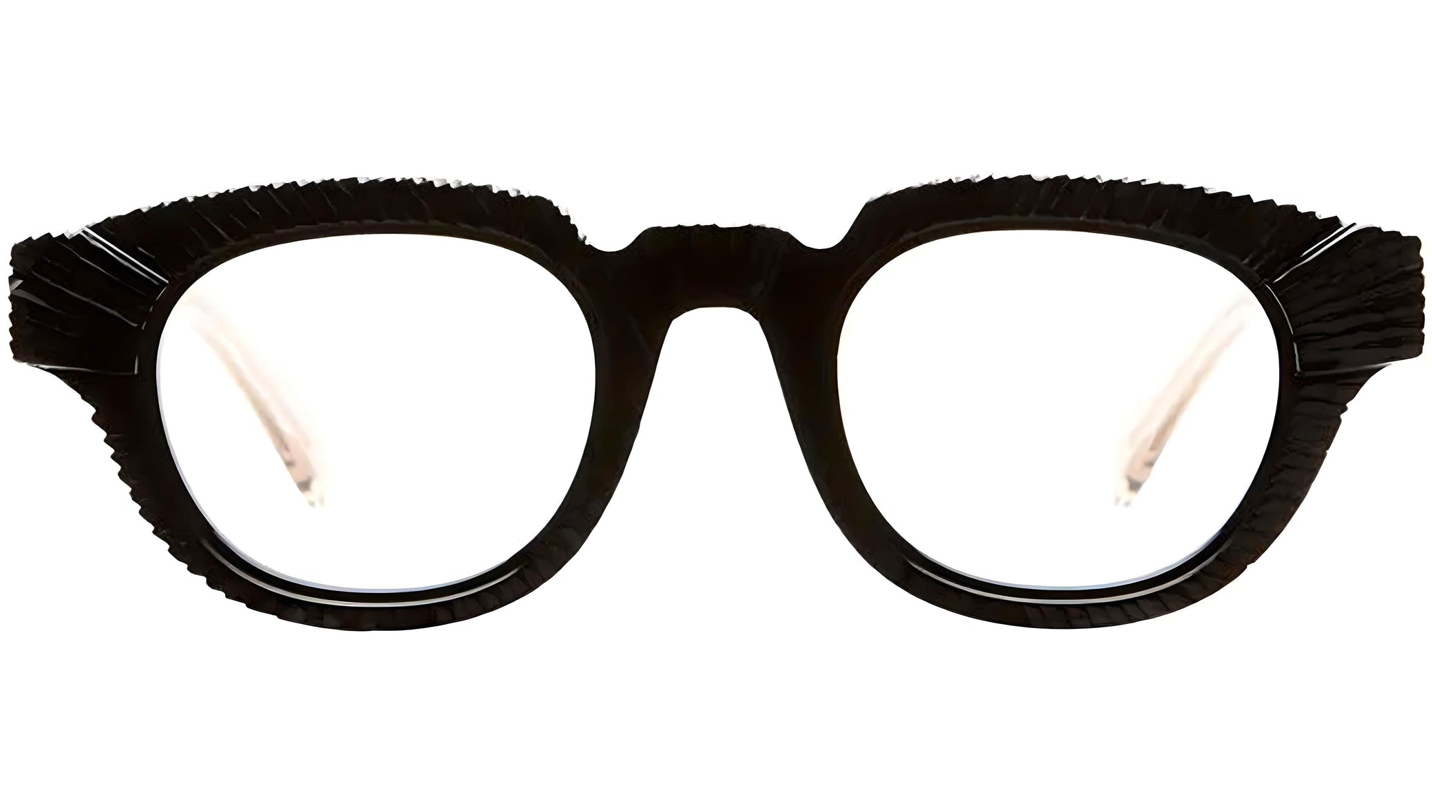 Occhiali da vista KUBORAUM S1 Black shine transparent brown