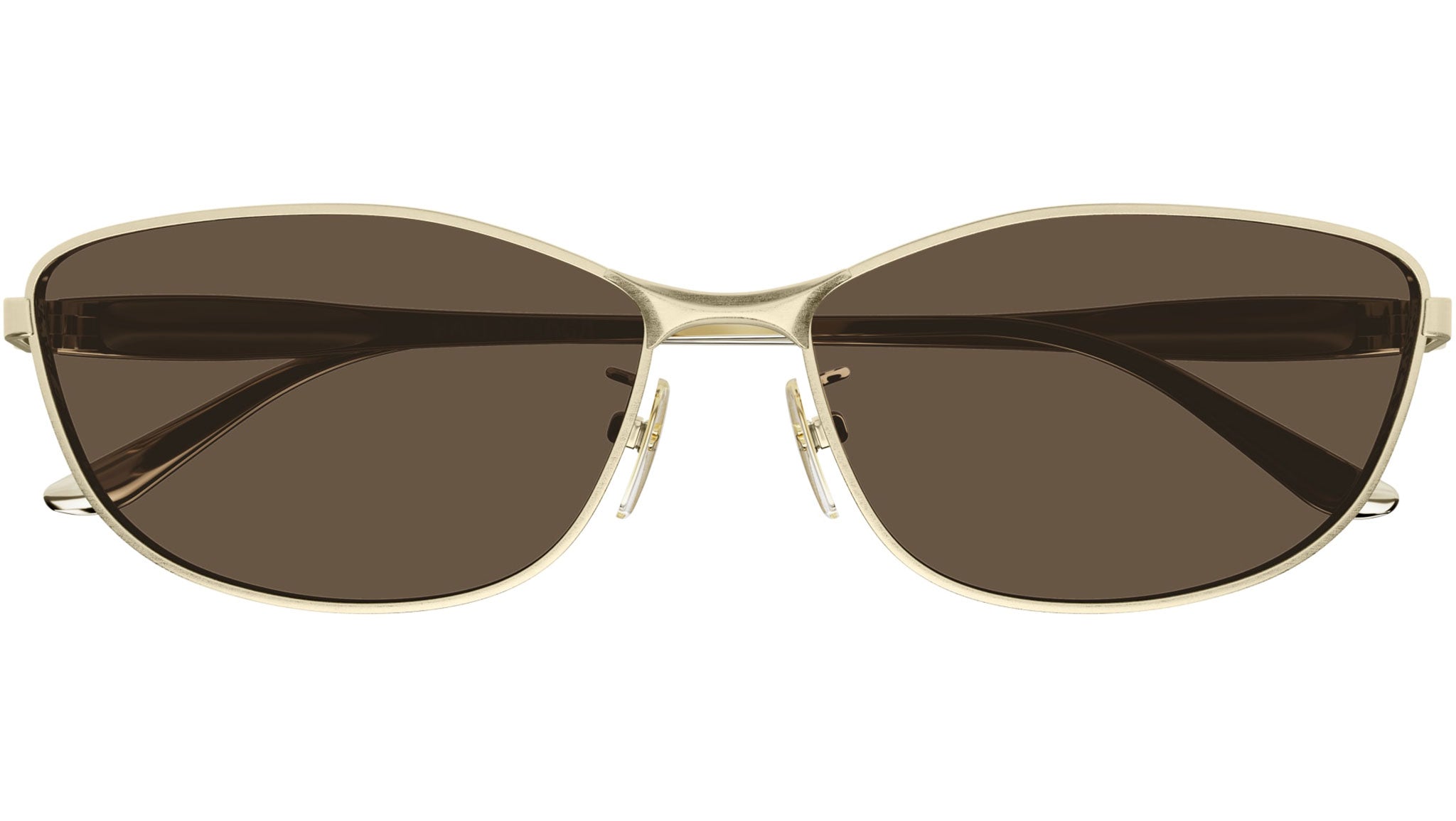 Occhiali da sole BALENCIAGA BB0357SA Shiny horizontal brushed light gold