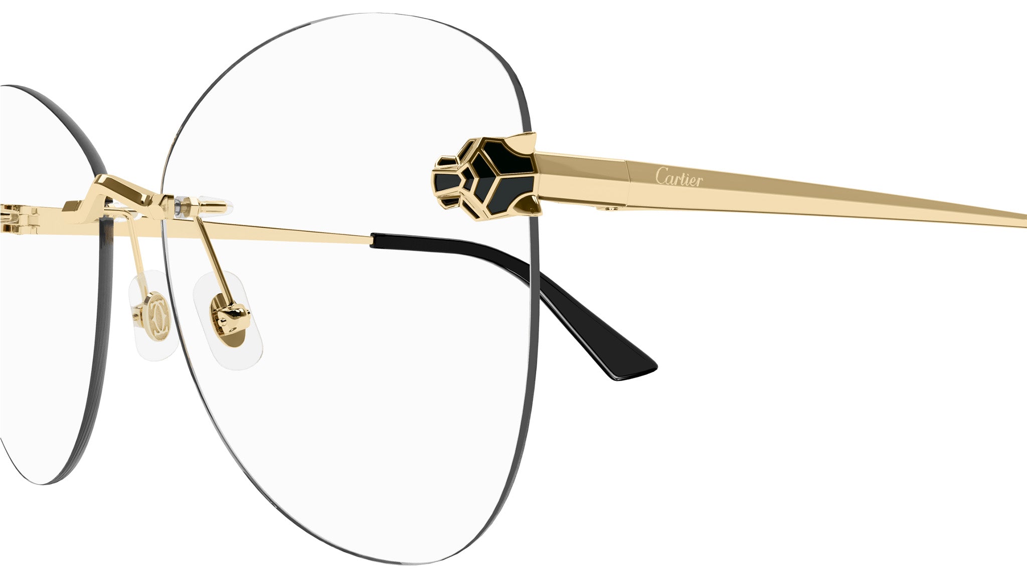 Occhiali da vista CARTIER CT0418O Smooth golden finish