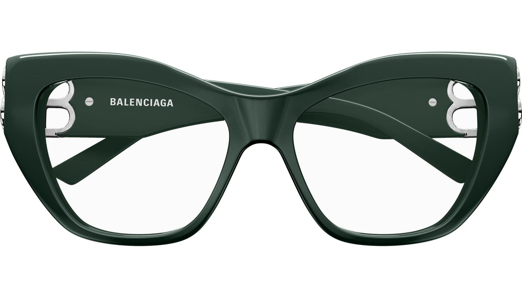 Occhiali da vista BALENCIAGA BB0312O Shiny solid dark green
