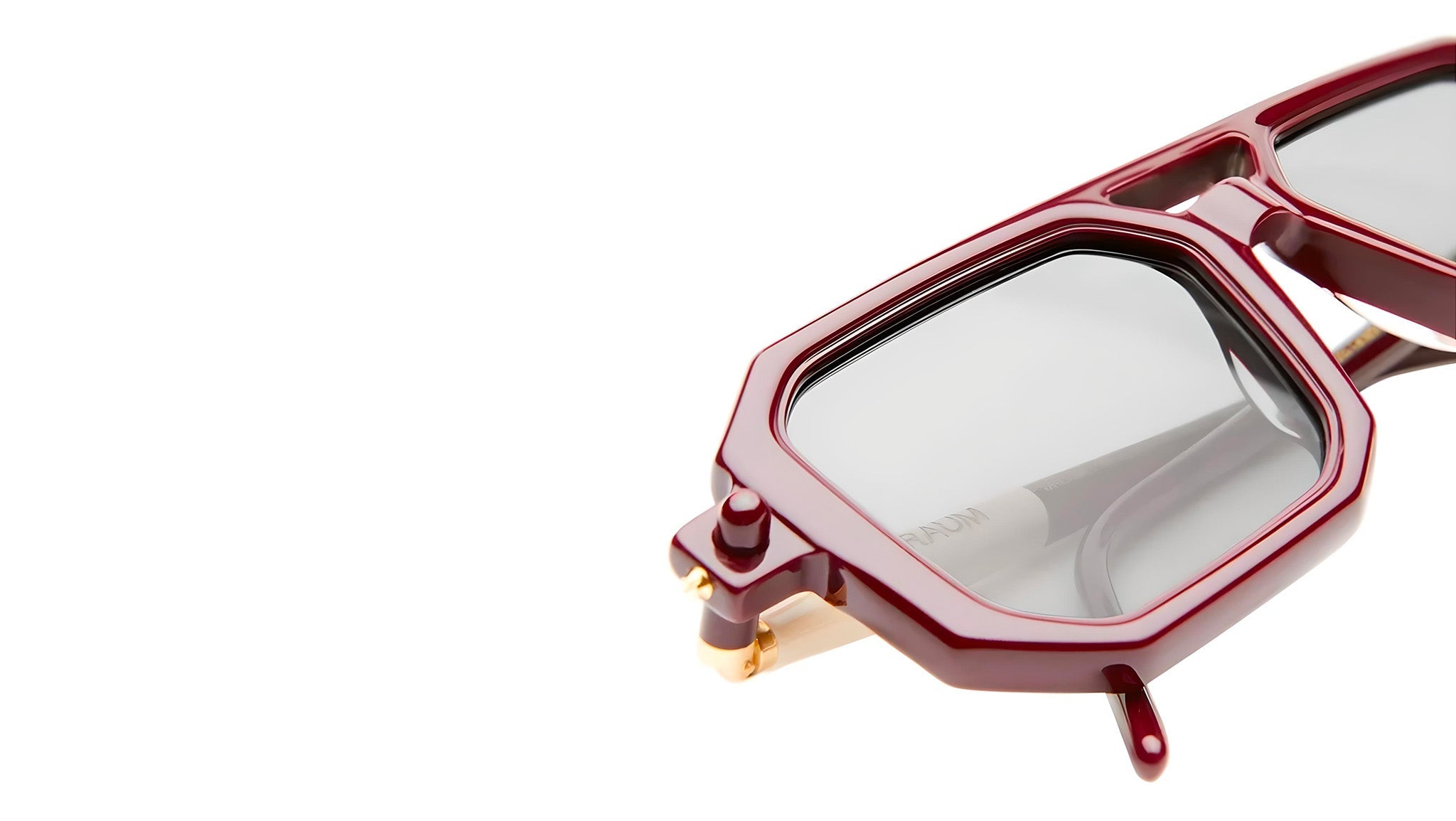 Occhiali da sole KUBORAUM P8 Dark red ivory darl red