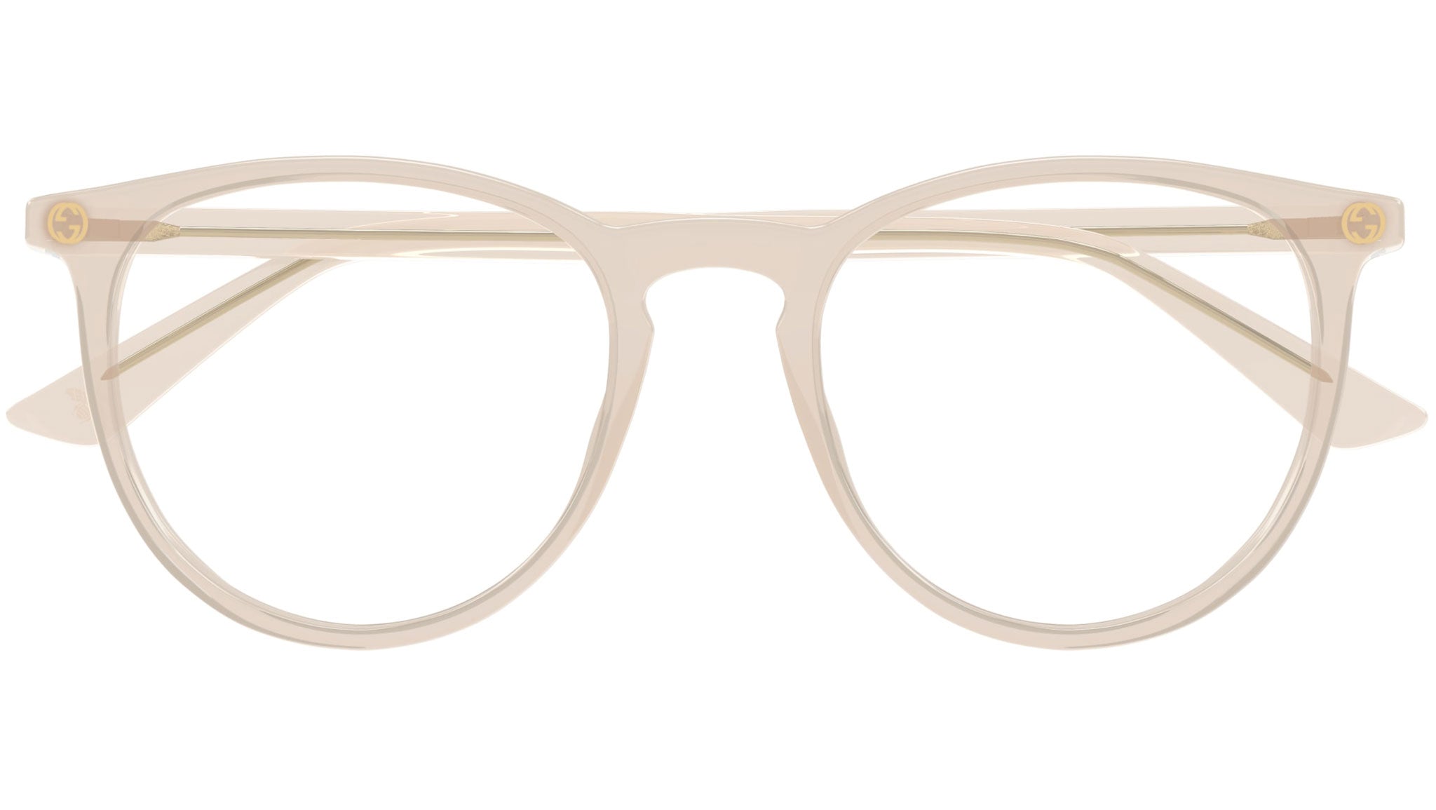 Occhiali da vista GUCCI GG0027O Shiny transparent light yellow