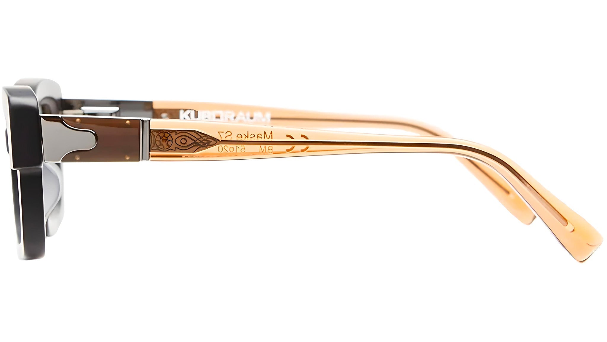 Occhiali da sole KUBORAUM S7 Black matt light brown
