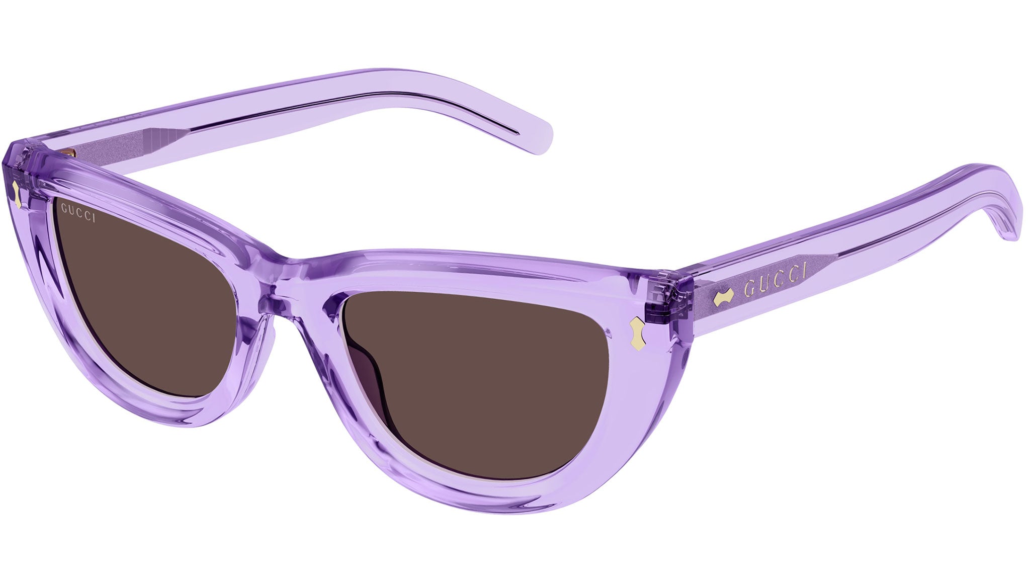 Occhiali da sole GUCCI GG1521S Shiny transparent light lilac