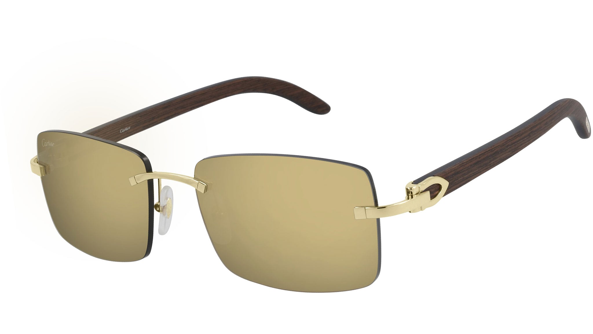 Occhiali da sole CARTIER CT0012RS Shiny or pale
