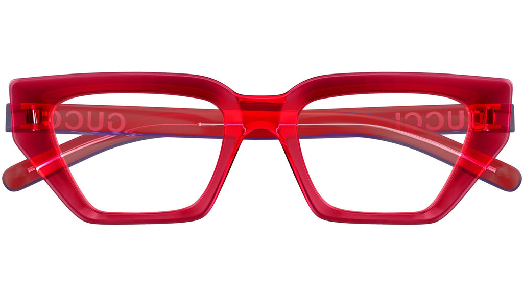 Occhiali da vista GUCCI GG1720O Shiny transparent red purple