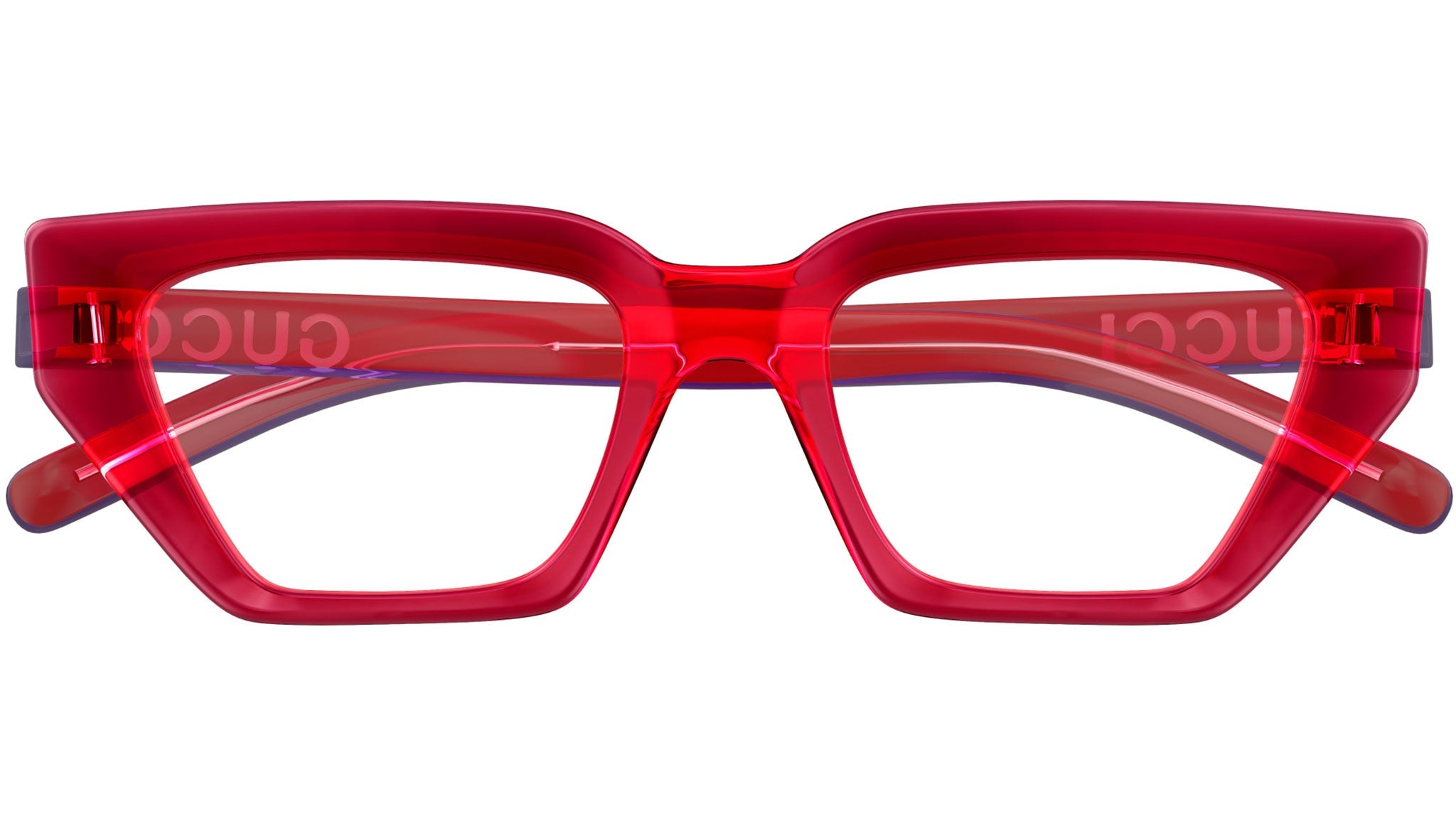 Occhiali da vista GUCCI GG1720O Shiny transparent red purple