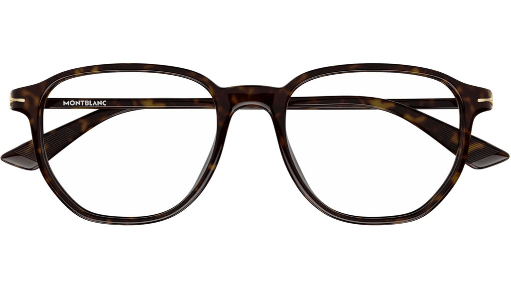 Occhiali da vista MONTBLANC MB0366O Shiny dark havana