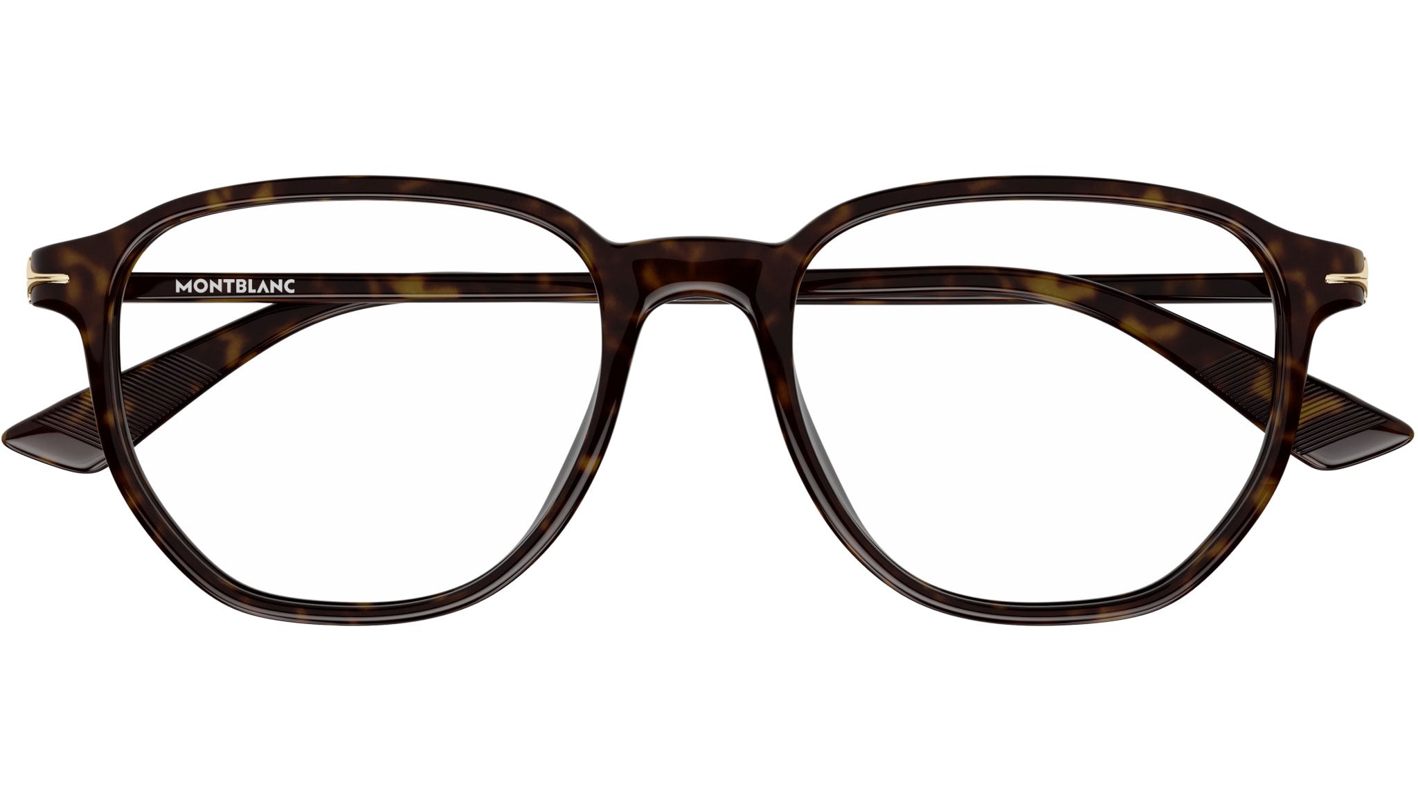 Occhiali da vista MONTBLANC MB0366O Shiny dark havana