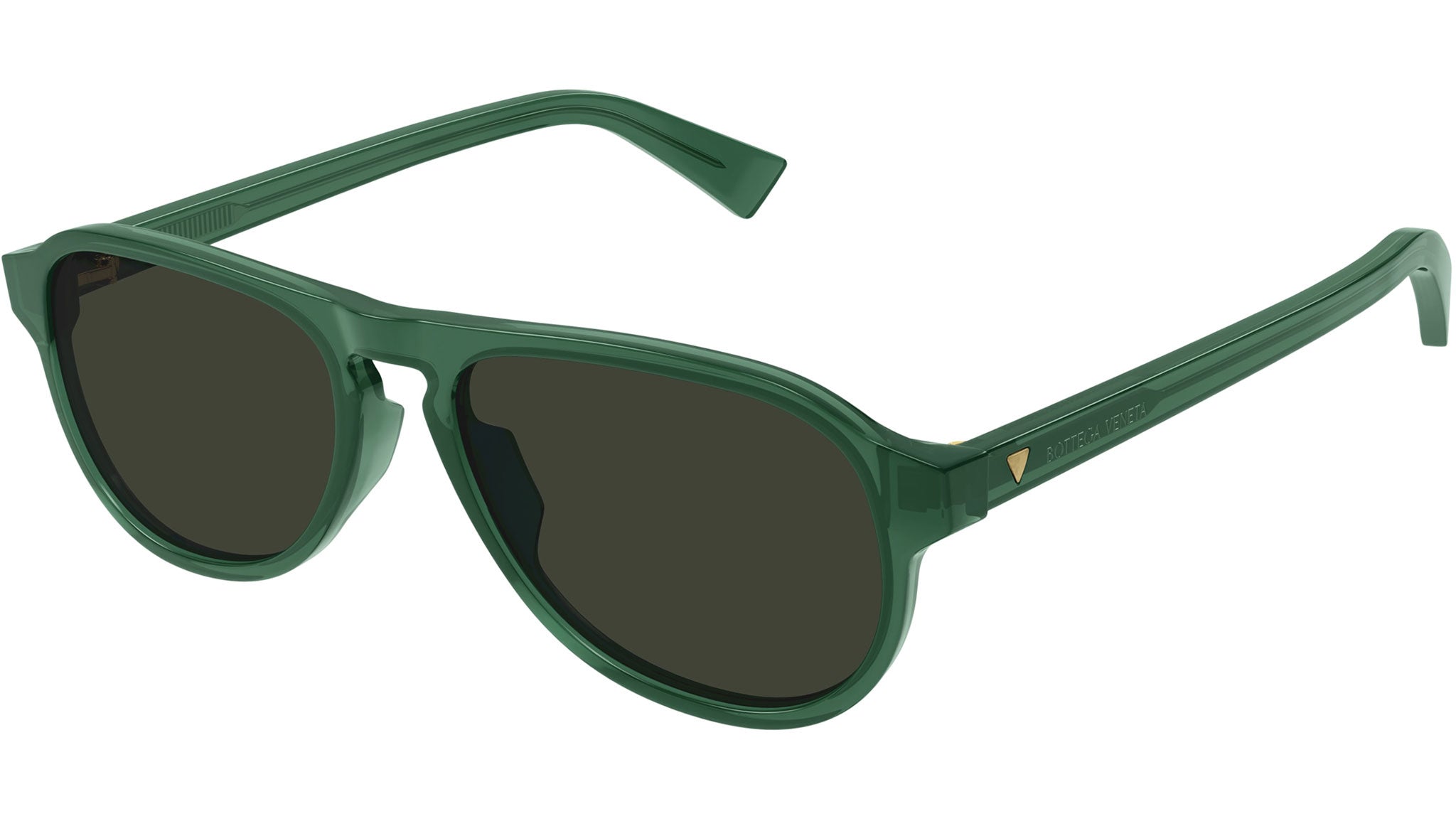 Occhiali da sole BOTTEGA VENETA BV1292S Shiny transparent bottle green