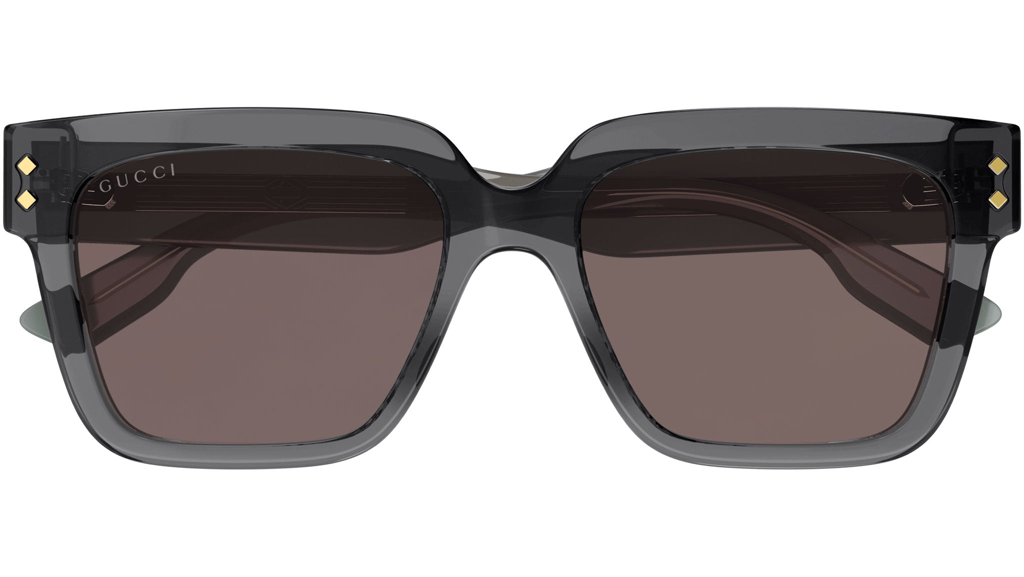 Occhiali da sole GUCCI GG1084S Shiny transparent dark gray