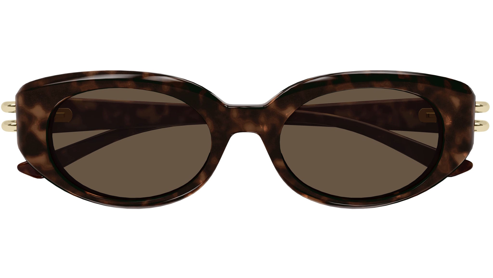 Occhiali da sole ALEXANDER MCQUEEN AM0469S Shiny dark havana