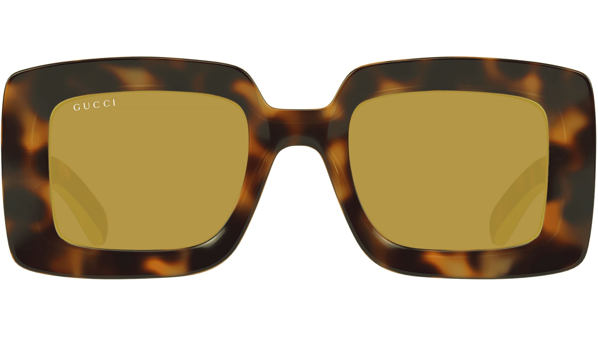 Occhiali da sole GUCCI GG1718S Shiny spotted havana + yellow