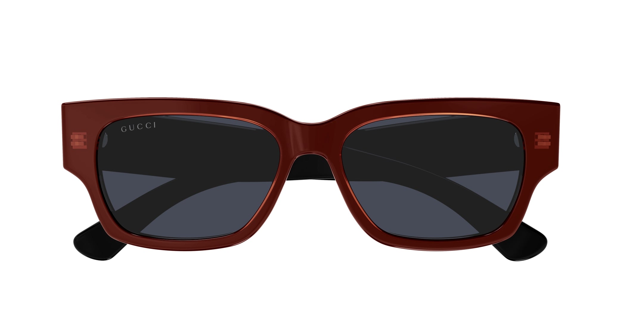 Occhiali da sole GUCCI GG1794S Shiny bilayer transparent orange + solid black