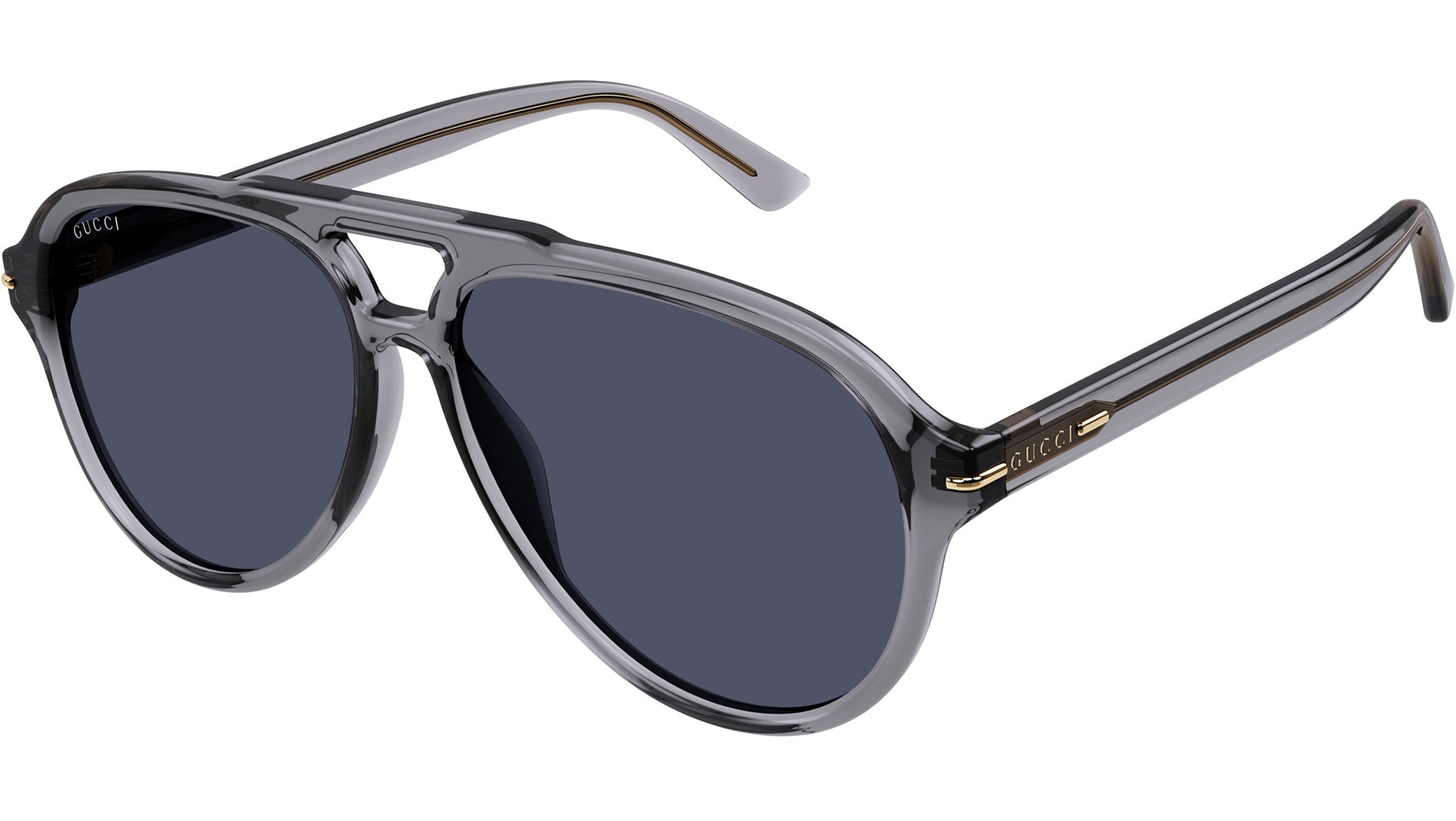 Occhiali da sole GUCCI GG1443S Shiny transparent grey