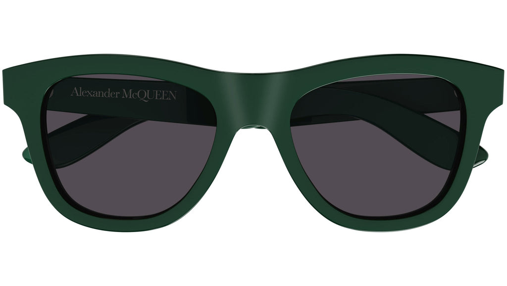 Occhiali da sole ALEXANDER MCQUEEN AM0421S Shiny solid green