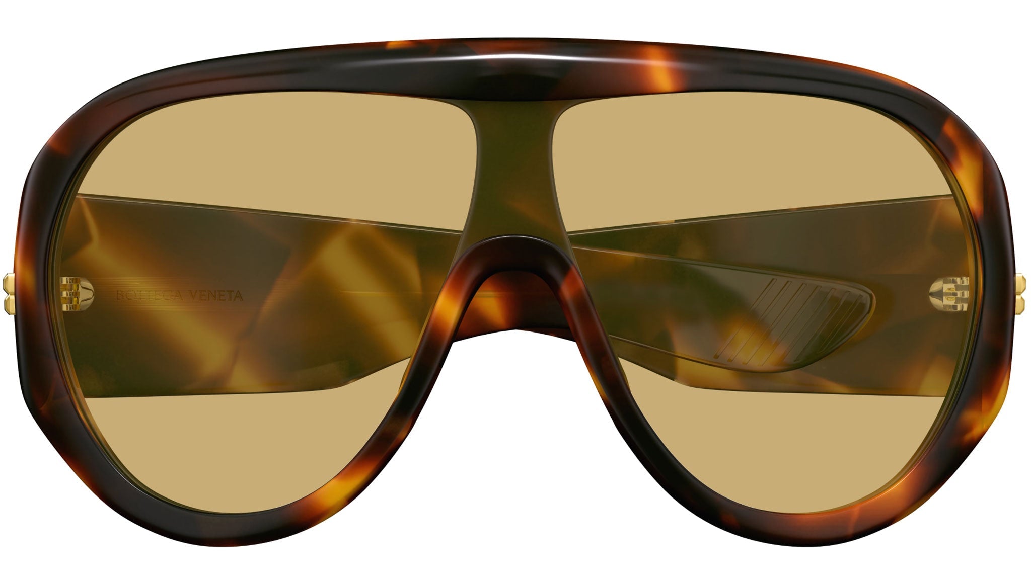 Occhiali da sole BOTTEGA VENETA BV1345S Shiny macro squared spotted havana