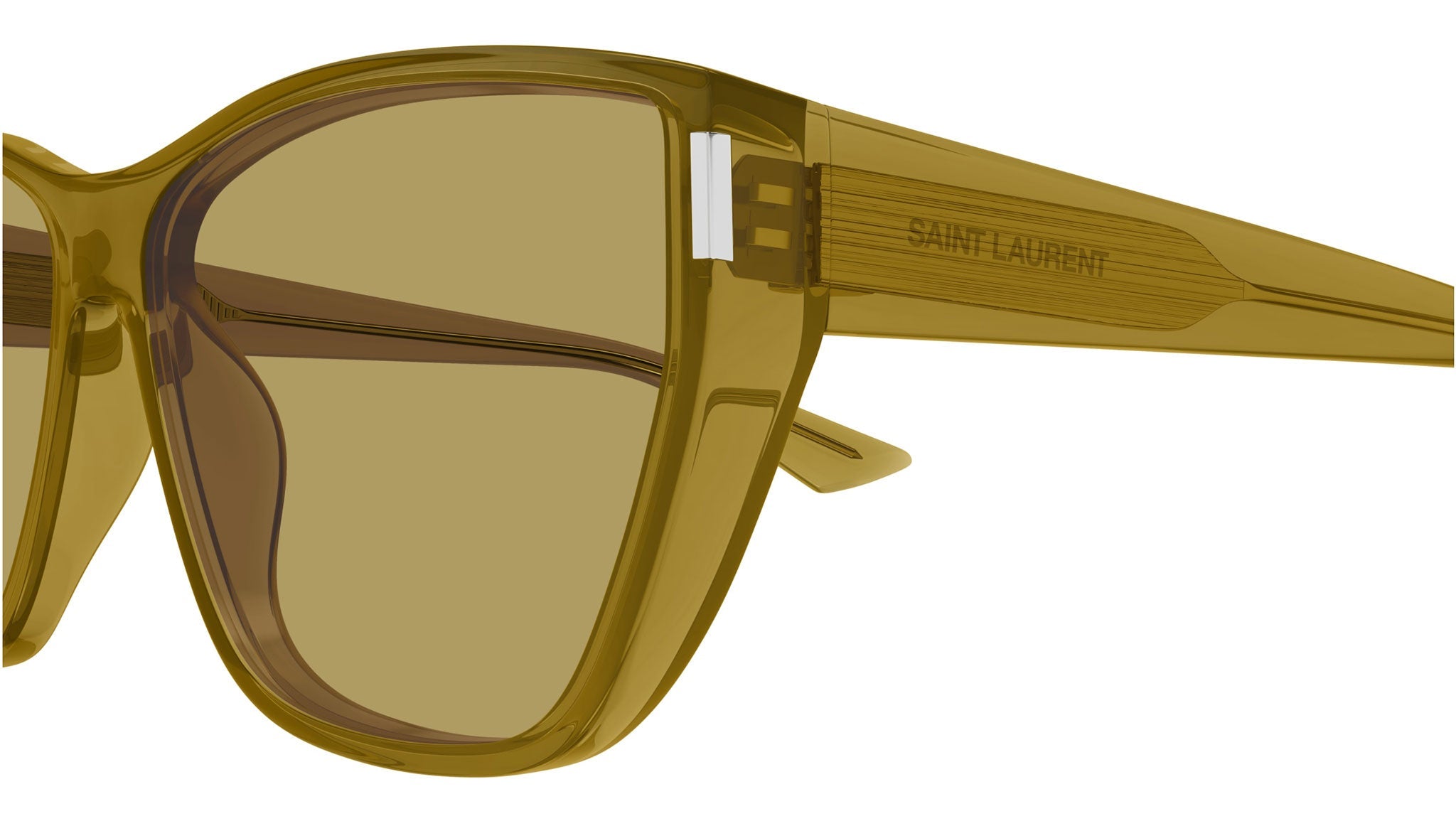 Occhiali da sole SAINT LAURENT SL758 Shiny transparent ocra