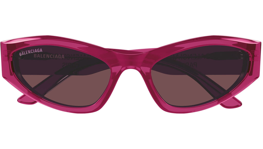 Occhiali da sole BALENCIAGA BB0387S Shiny transparent cherry