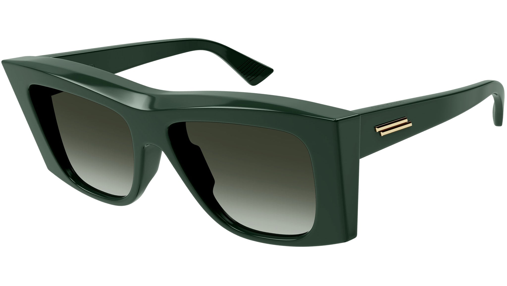 Occhiali da sole BOTTEGA VENETA BV1270S Shiny solid dark green