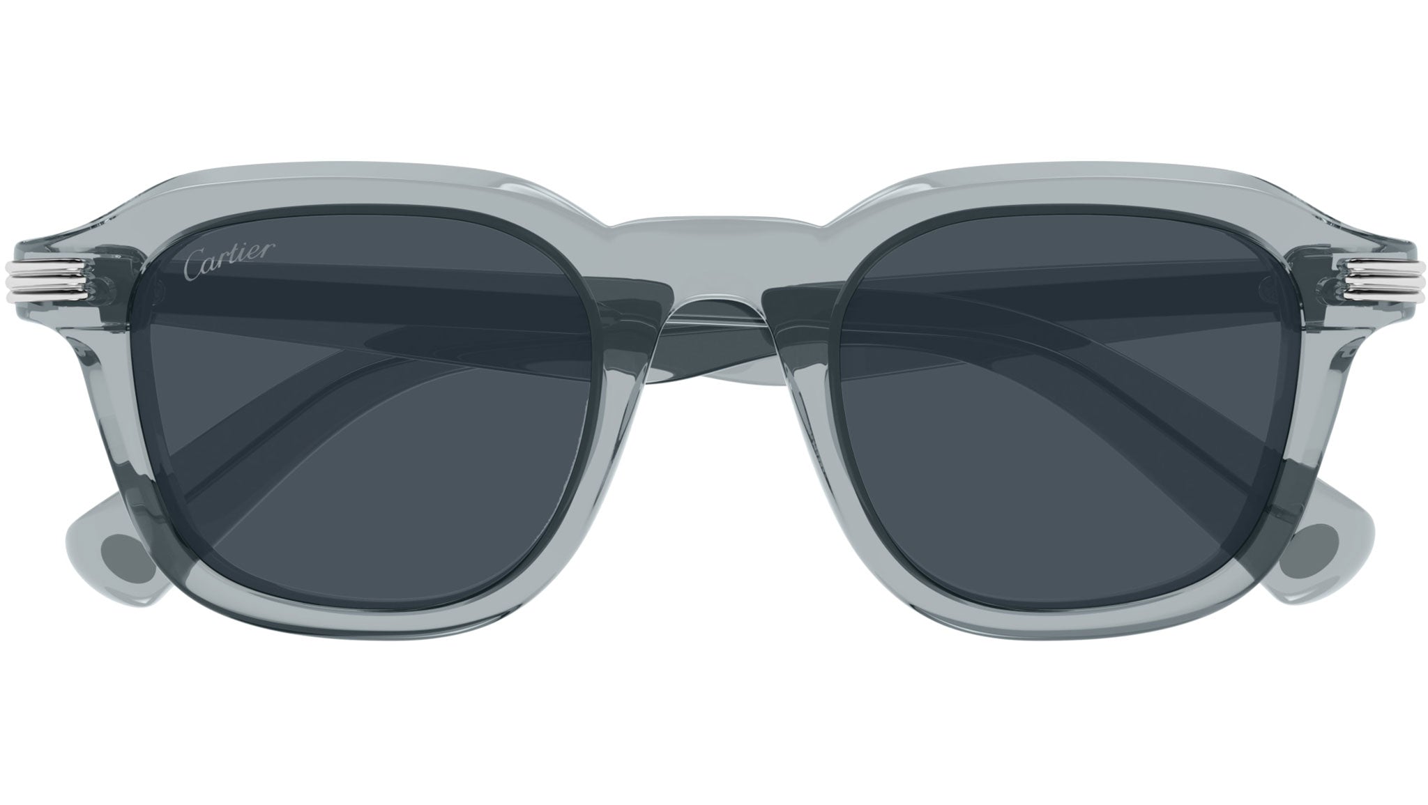 Occhiali da sole CARTIER CT0536S Transparent dusty light blue
