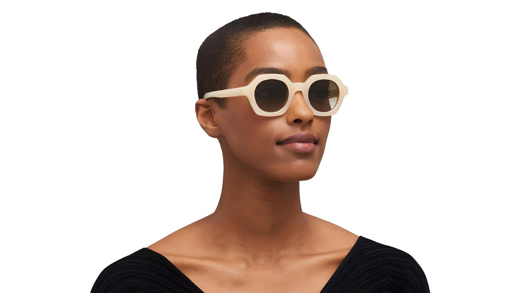 Occhiali da sole MYKITA TESHI Blonde shiny silver