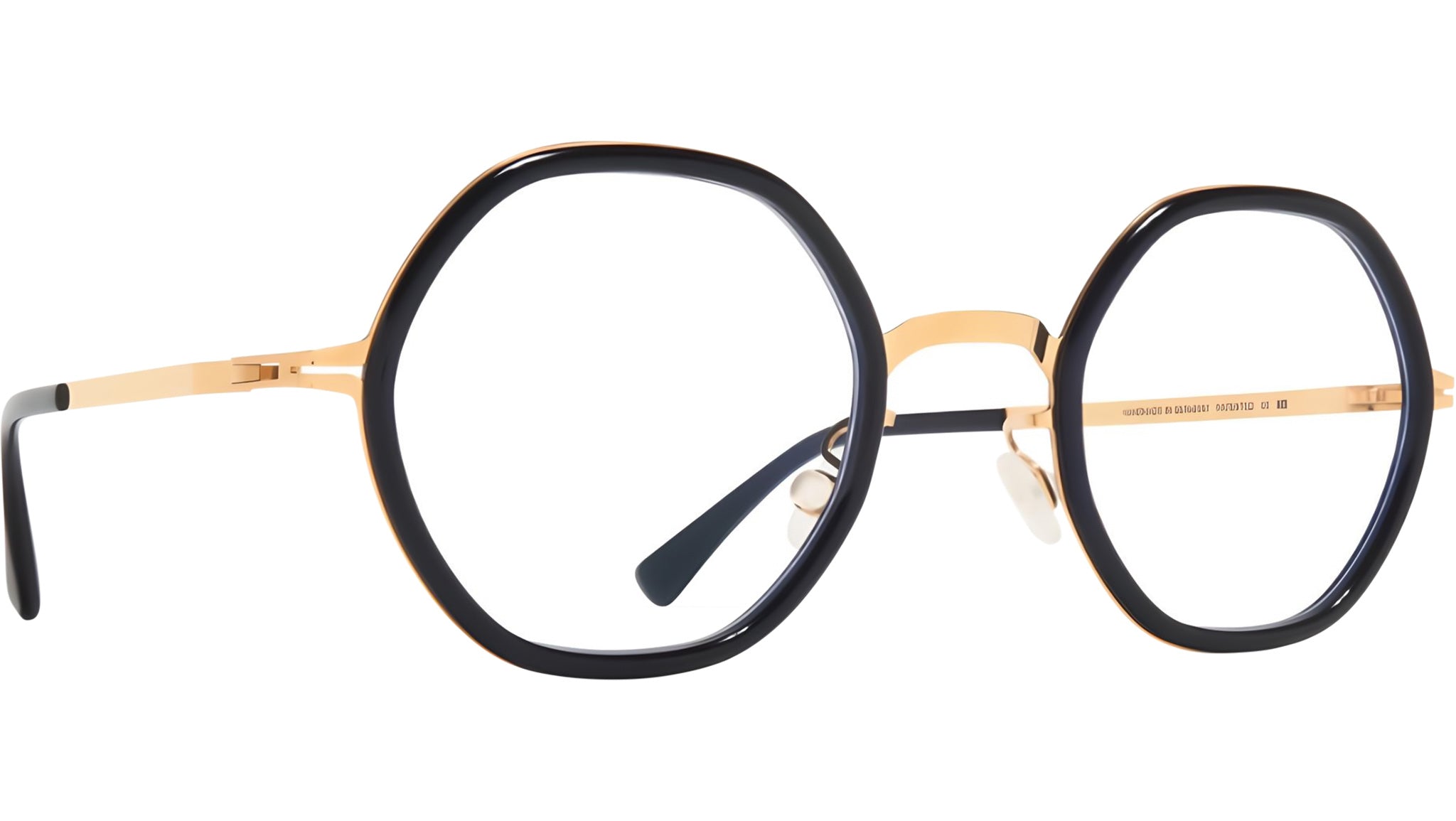 Occhiali da vista MYKITA ALYA Glossy gold milky indigo