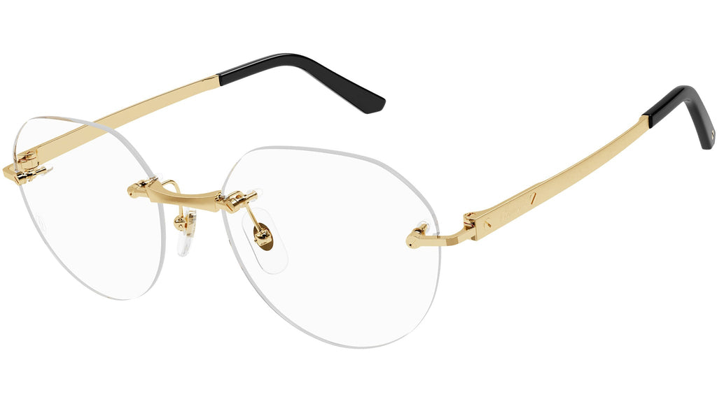 Occhiali da vista CARTIER CT0408O Smooth golden finish