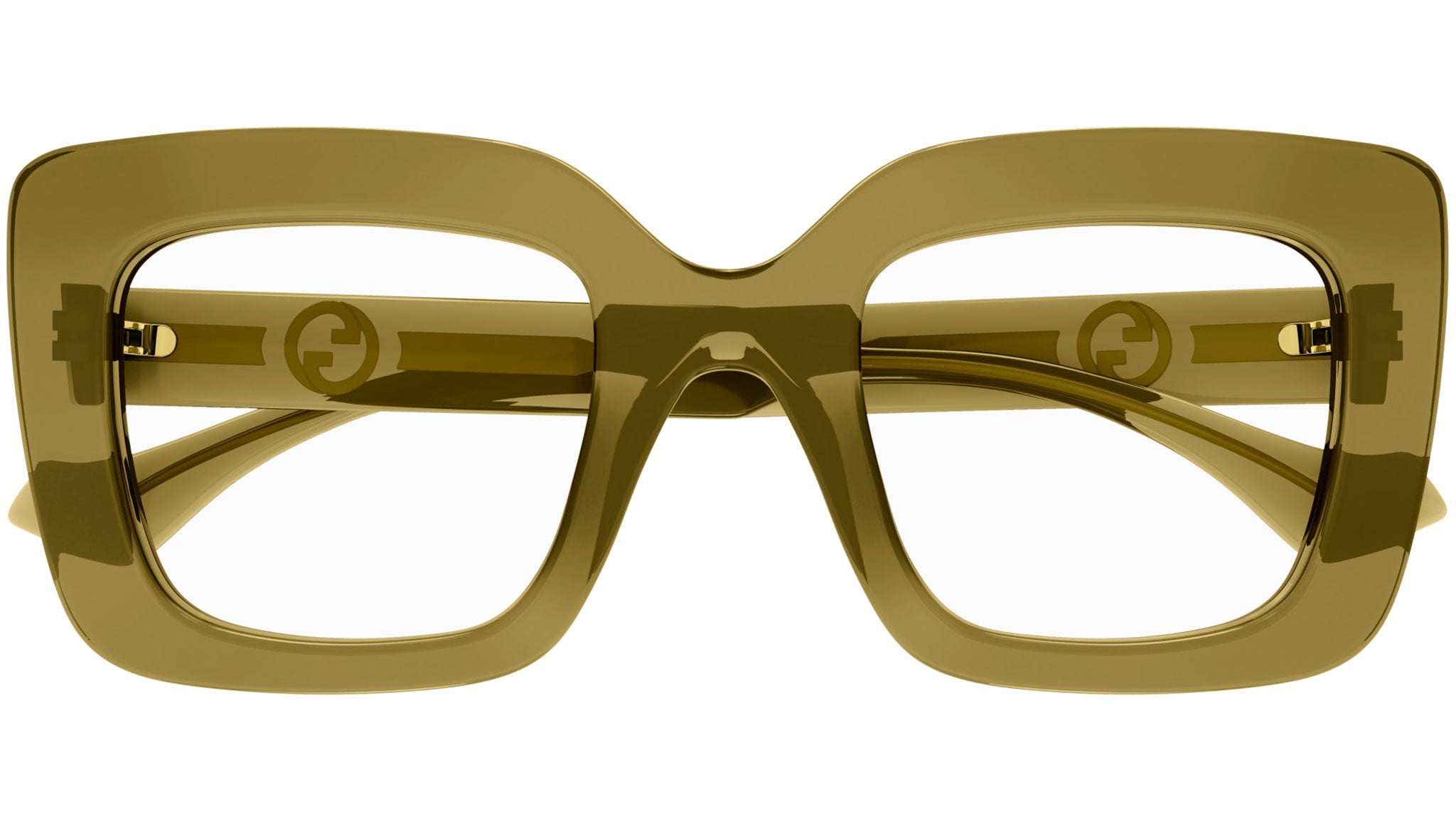 Occhiali da vista GUCCI GG1554O Shiny transparent honey brown