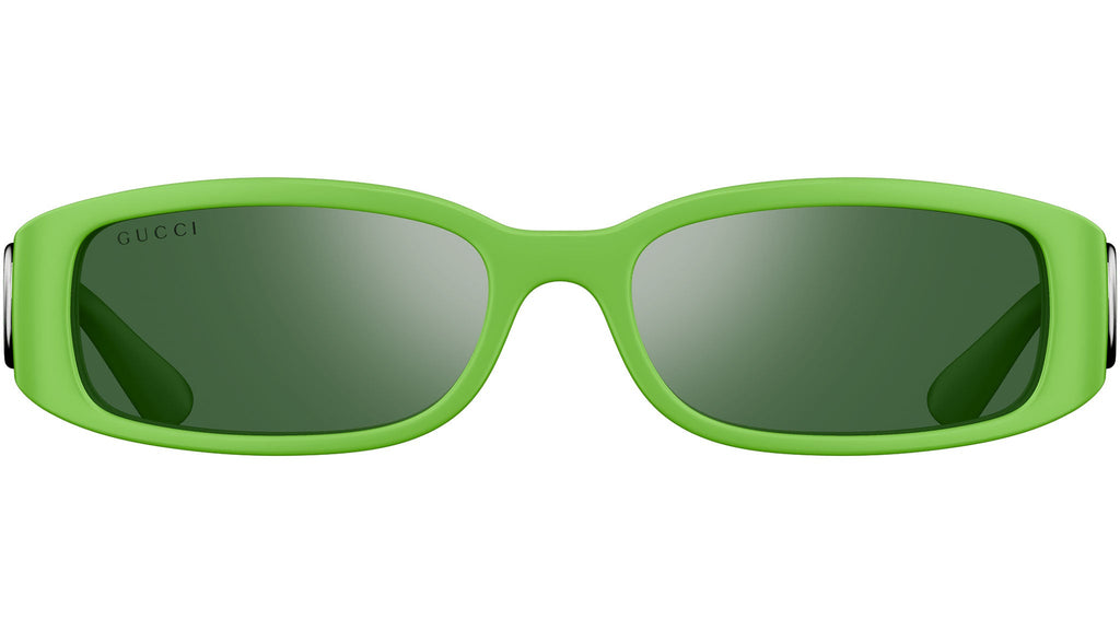 Occhiali da sole GUCCI GG1661S Shiny solid vivid green