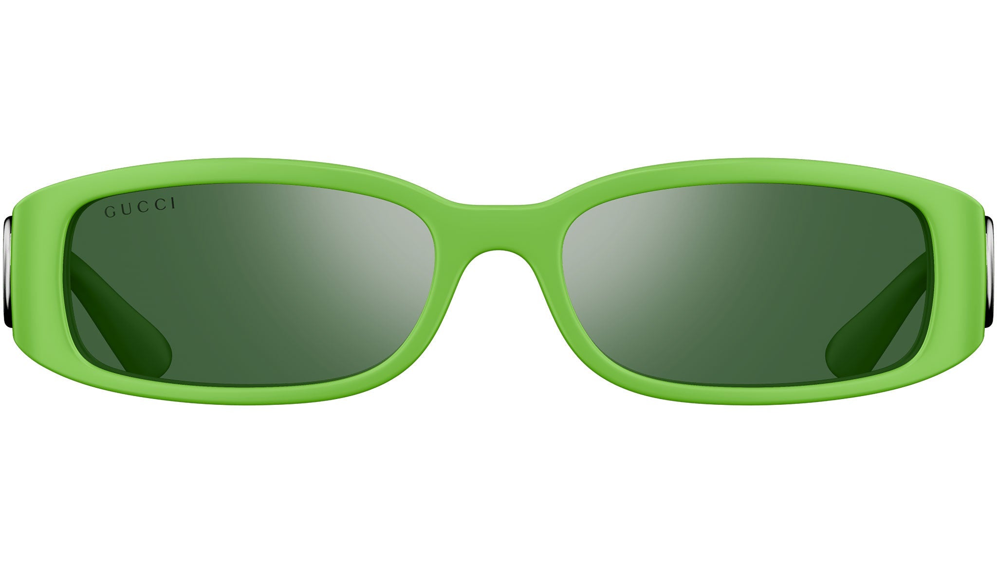 Occhiali da sole GUCCI GG1661S Shiny solid vivid green