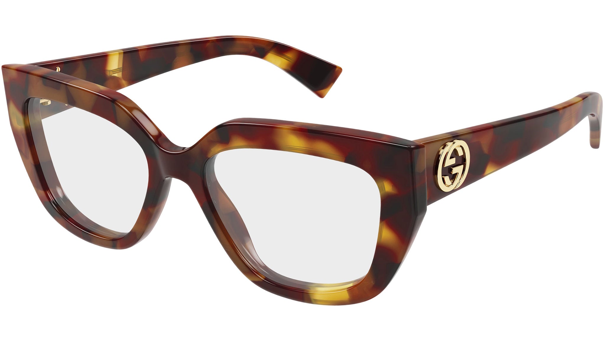 Occhiali da vista GUCCI GG1847O Shiny milky classic havana