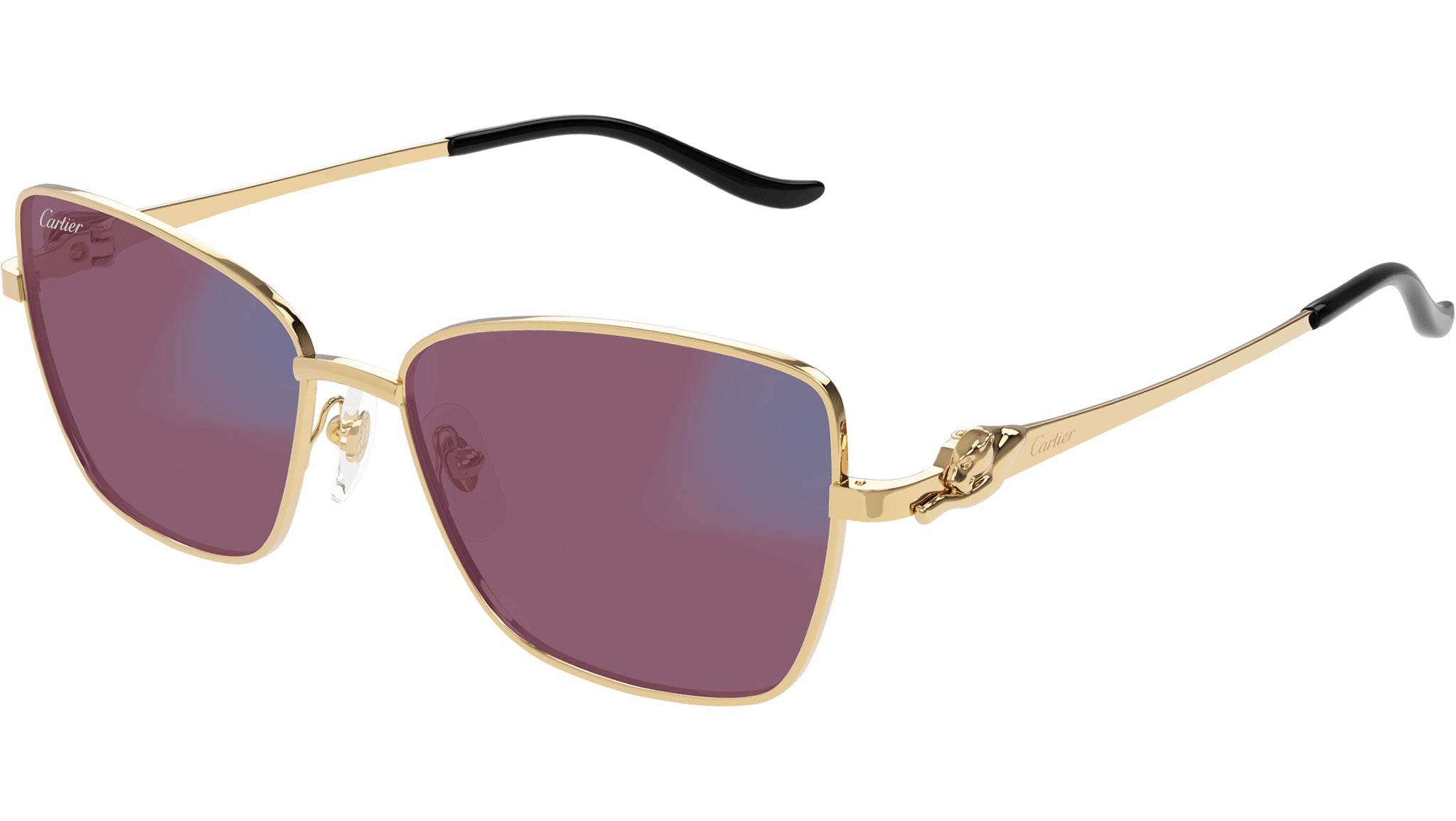 Occhiali da sole CARTIER CT0523S Smooth golden finish