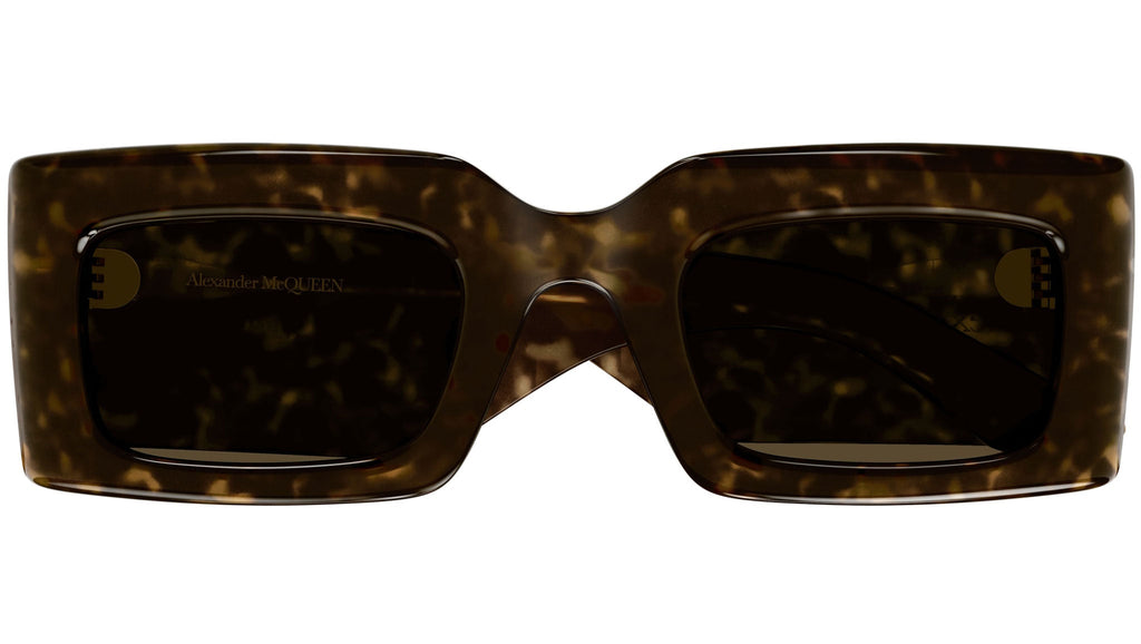 Occhiali da sole ALEXANDER MCQUEEN AM0433S Shiny dark havana