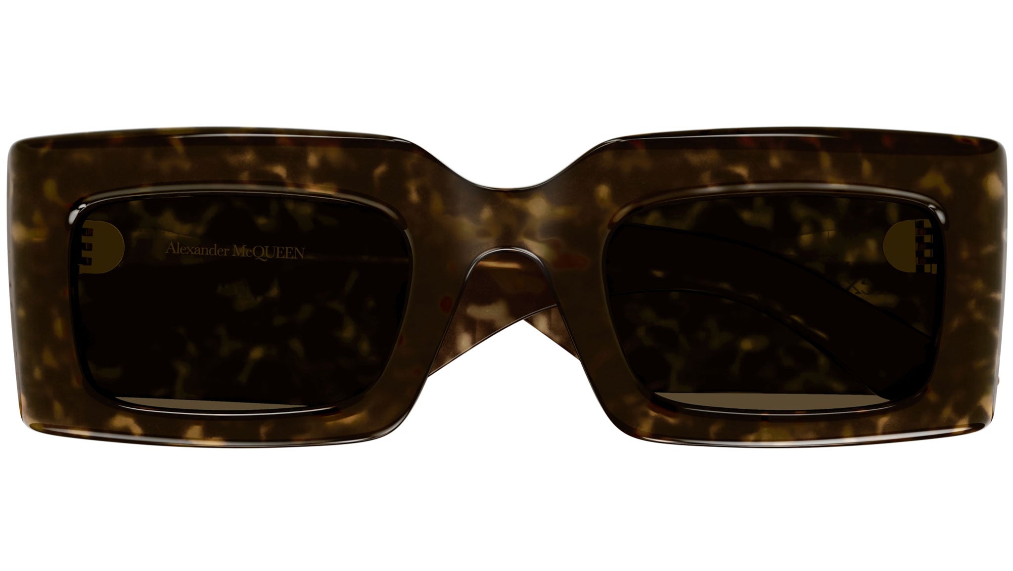 Occhiali da sole ALEXANDER MCQUEEN AM0433S Shiny dark havana