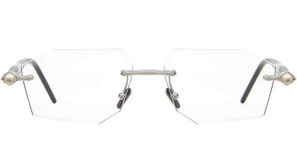 Occhiali da vista KUBORAUM P55 Silver black shine and matte