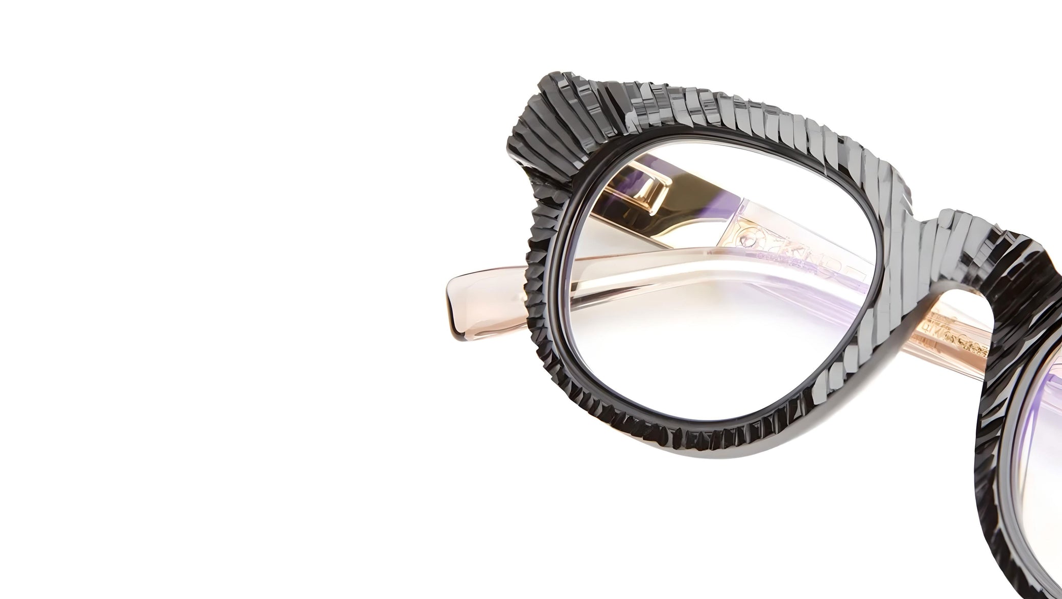 Occhiali da vista KUBORAUM S1 Black shine transparent brown