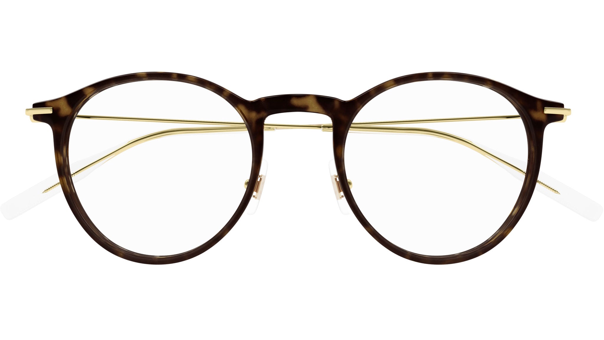 Occhiali da vista MONTBLANC MB0099O Shiny dark havana