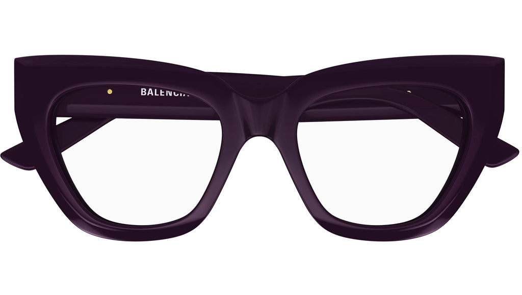 Occhiali da vista BALENCIAGA BB0238O Shiny solid dark purple