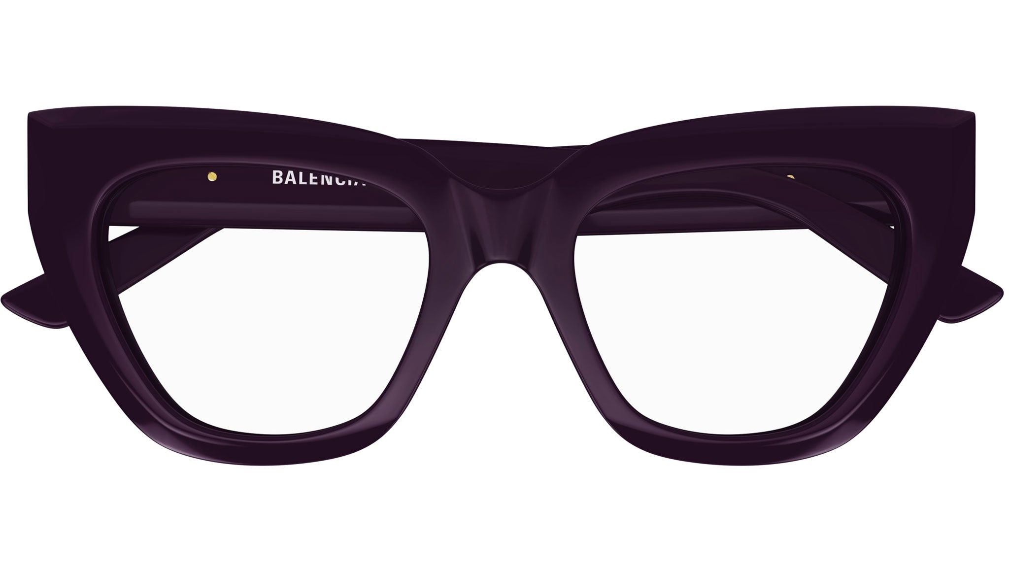 Occhiali da vista BALENCIAGA BB0238O Shiny solid dark purple