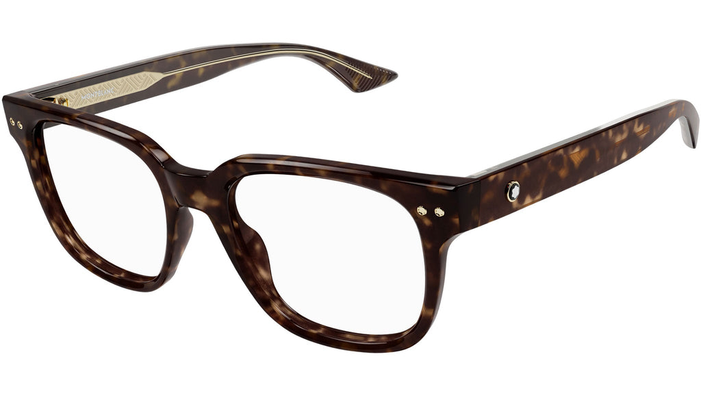 Occhiali da vista MONTBLANC MB0321O Shiny dark havana