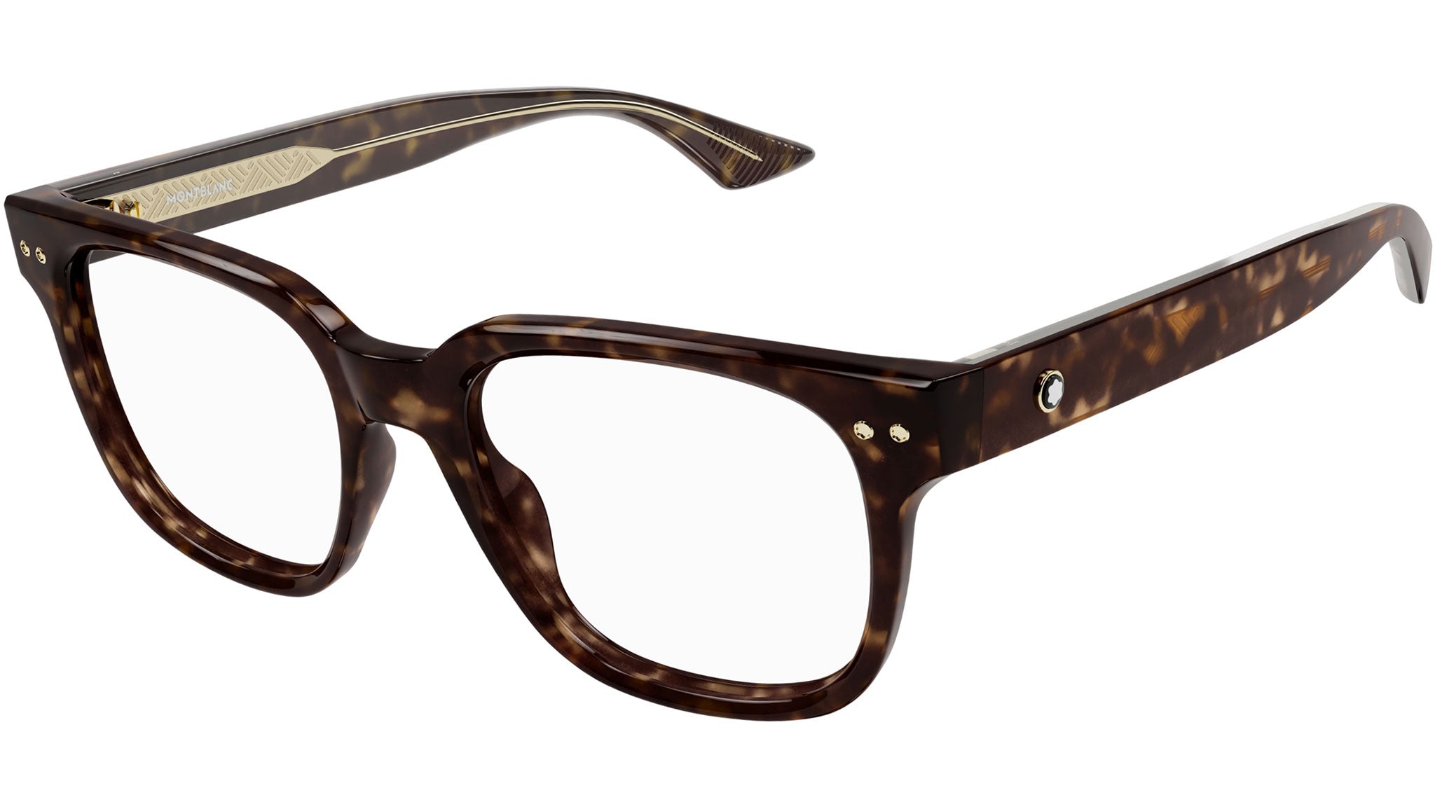 Occhiali da vista MONTBLANC MB0321O Shiny dark havana