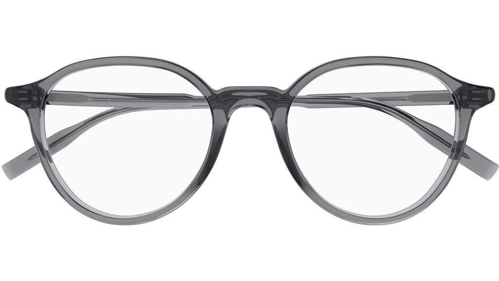 Occhiali da vista MONTBLANC MB0291O Shiny transparent dark grey